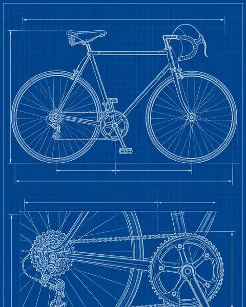 Blueprint poster — sample