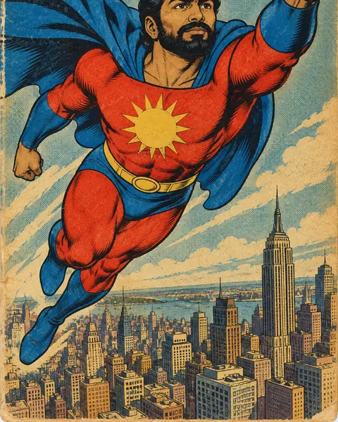 Comic hero — sample