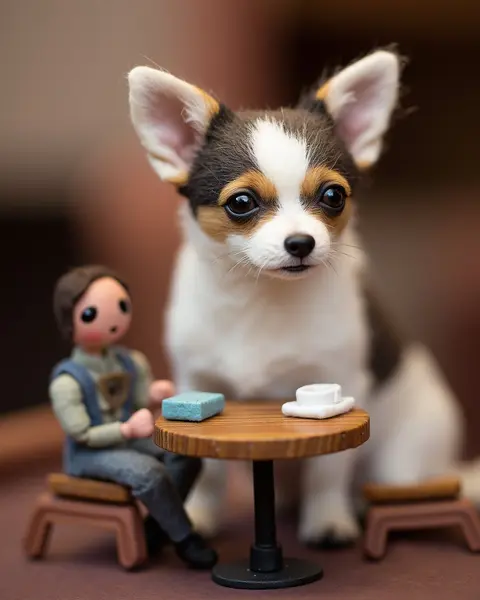 Felted miniature — sample