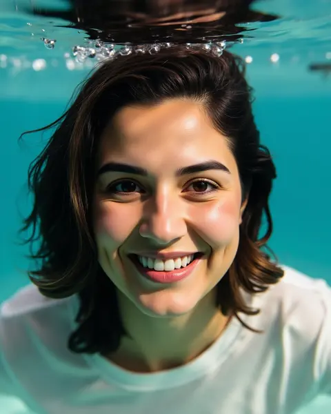 Underwater portrait — sample